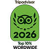 001 Hotels: Corporativa: Sello Travelers' Choice 2026 de TripAdvisor.