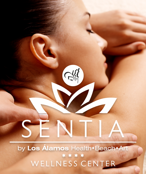 een vrouw krijgt een massage bij sentia wellness center