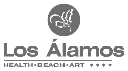 un logotipo para los alamos health beach art