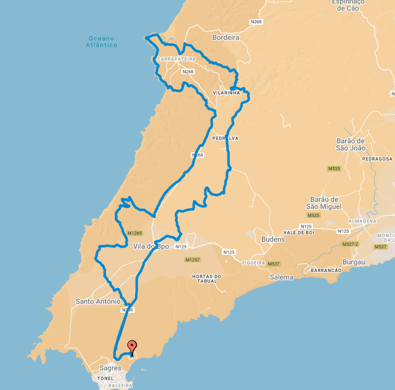 un mapa que muestra el océano atlántico en el fondo