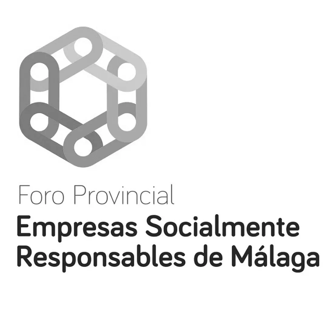 Logo Foro Provincial Empresas Socialmente Responsables de Málaga, design abstrait hexagonal par Angela.