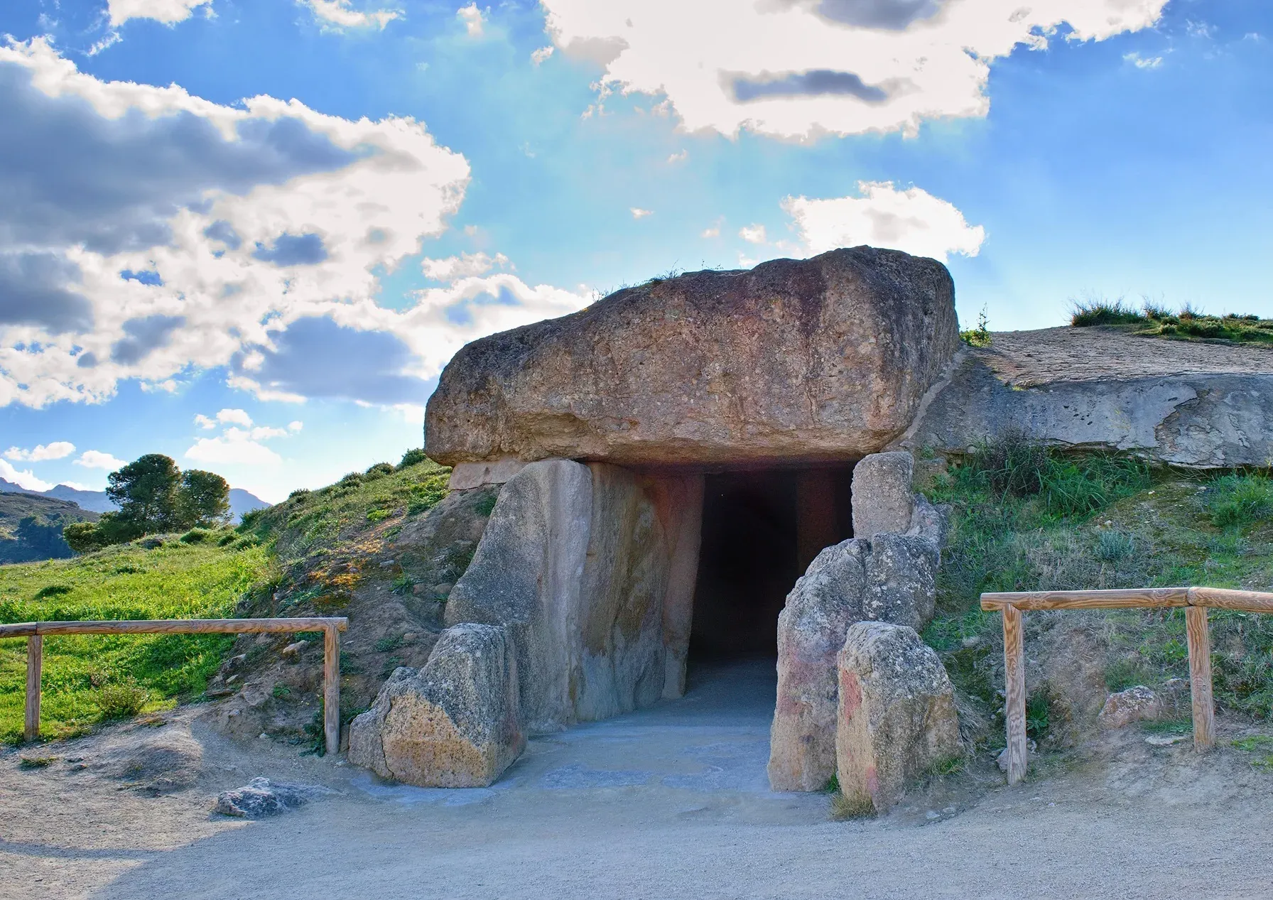 The Dolmens of Antequera near Hotel Angela in Fuengirola, Malaga.