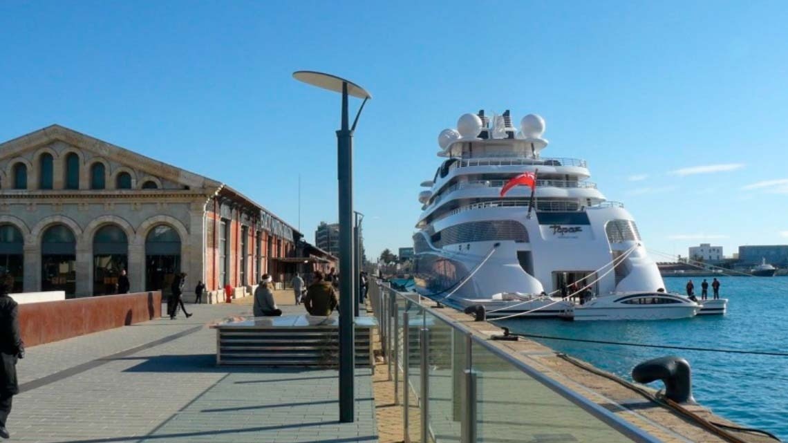 Vistas al Puerto de Tarragona