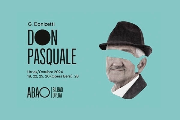 un cartel para don pasquale de g. donizetti en octubre de 2024