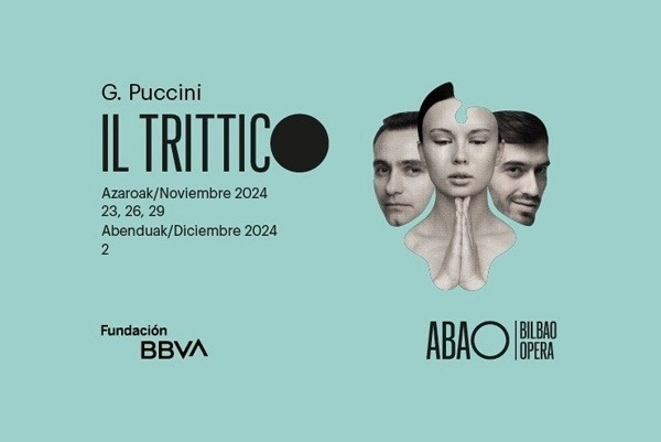 an advertisement for il trittico by g. puccini