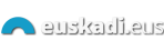 a logo for euskaldi.eus with a blue circle in the middle