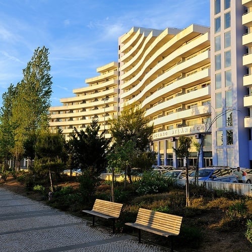a large building with the word hotel on it
