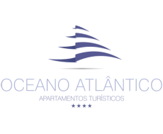 um logotipo para o oceano atlântico apartamentos turísticos