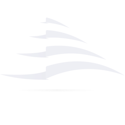 un dessin d' un bateau bleu sur fond noir