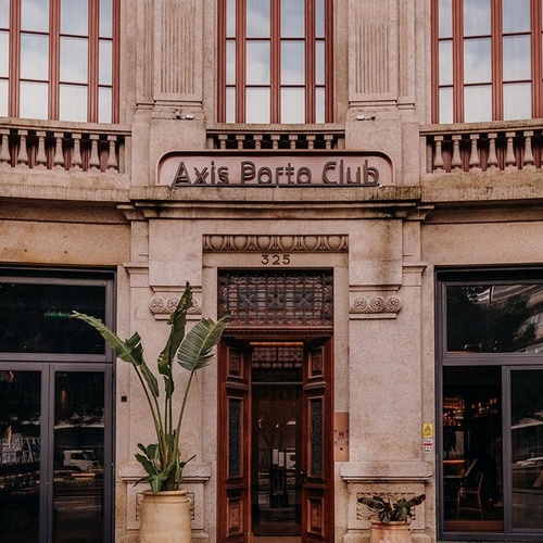 The ornate stone facade of the 