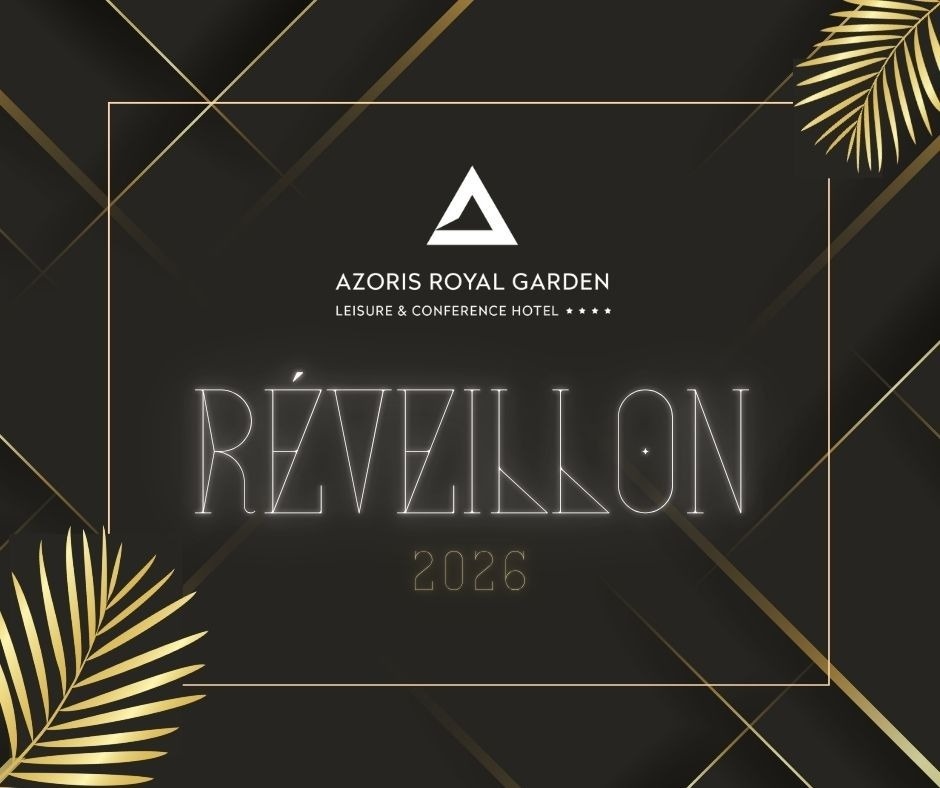 a poster for a hotel called azoris royal garden