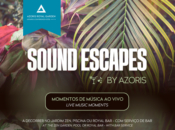 an advertisement for sound escapes by azoris