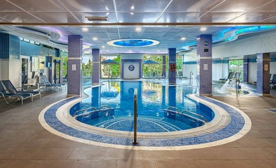 Indoor pool and spa