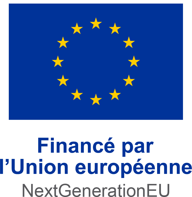 una bandera de la unión europea con estrellas amarillas en un círculo