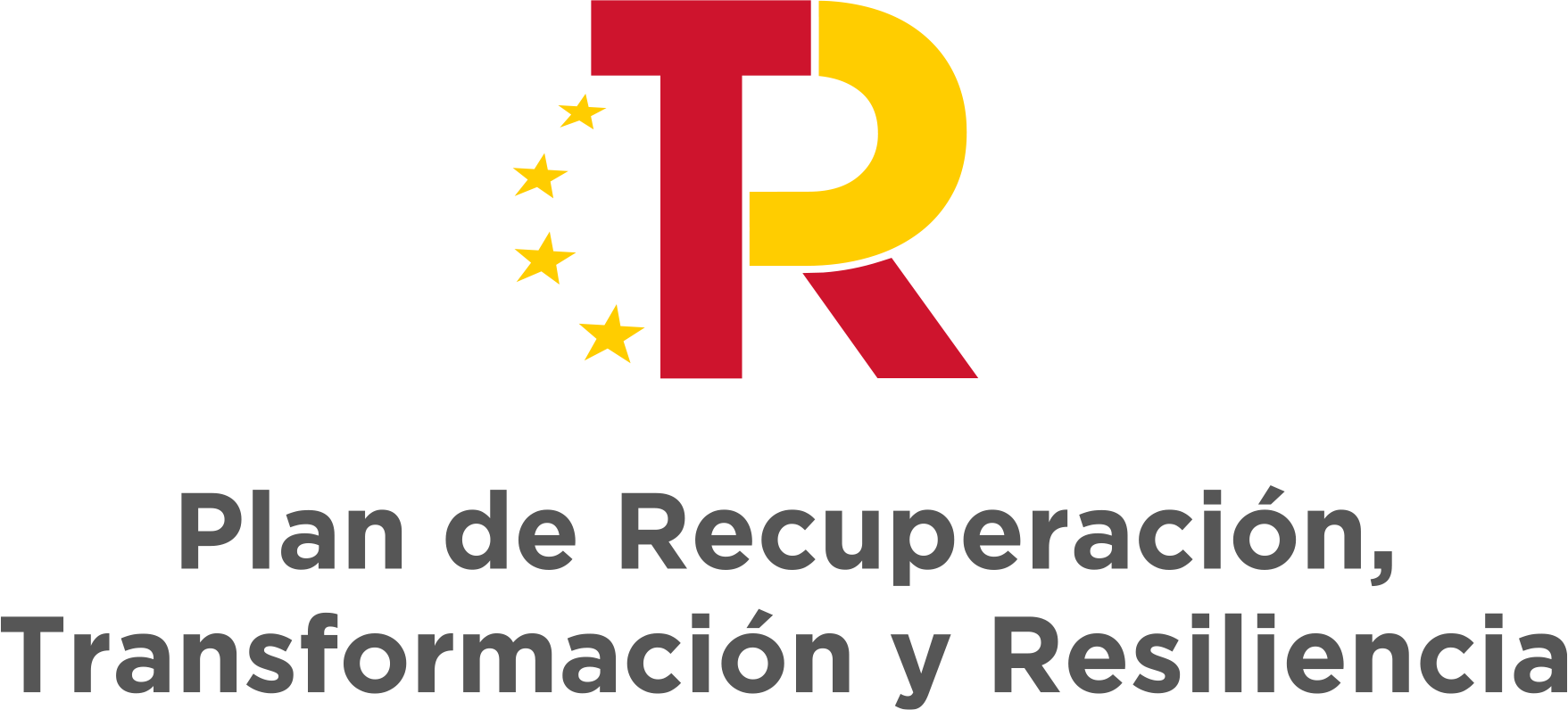 un logotipo para el plan de recuperación transformación y resiliencia