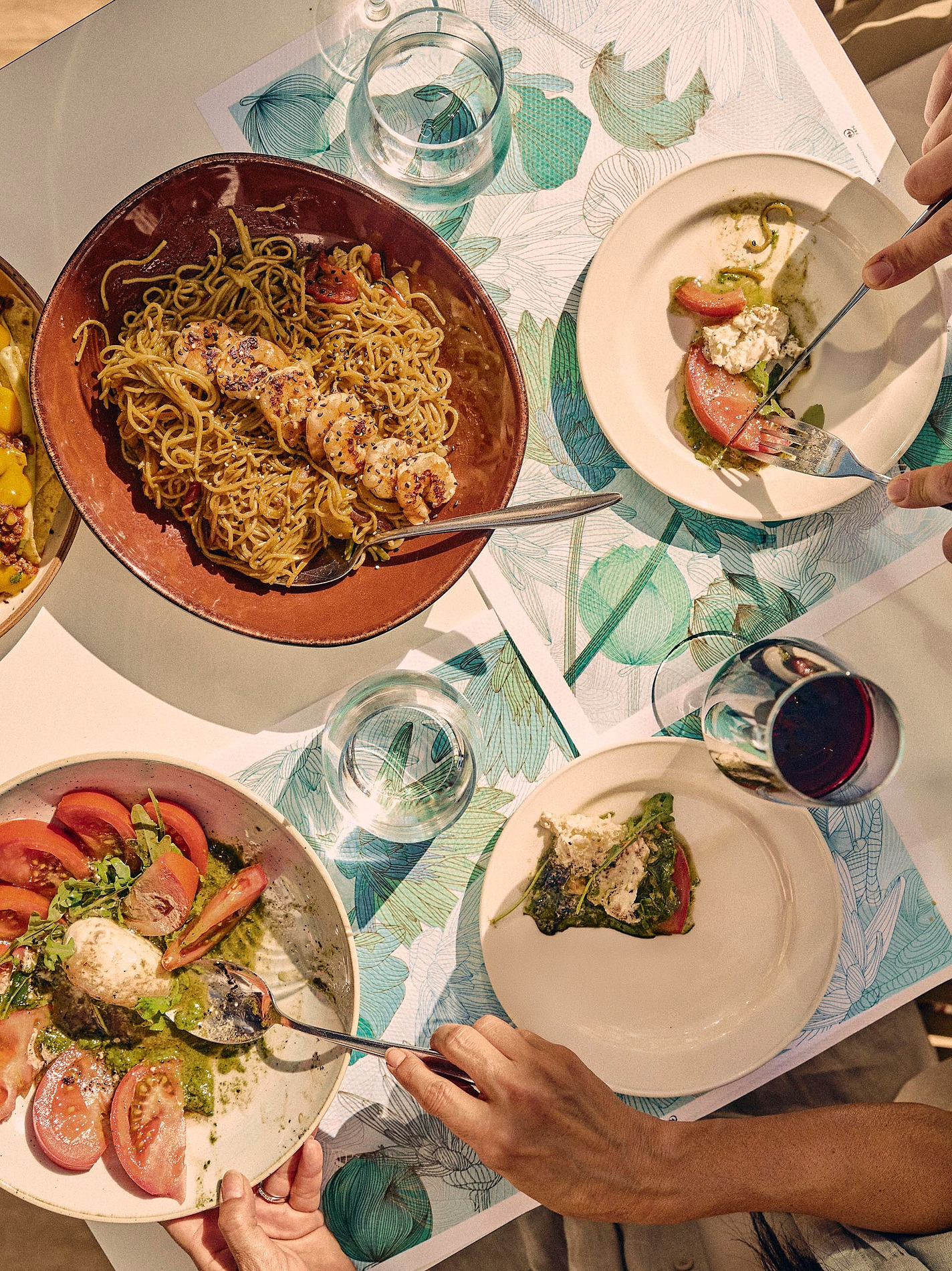 Enjoy delicious pasta and fresh salad at Snack Bar | Villa Flamenca | Beneste Hotels | Official Website.