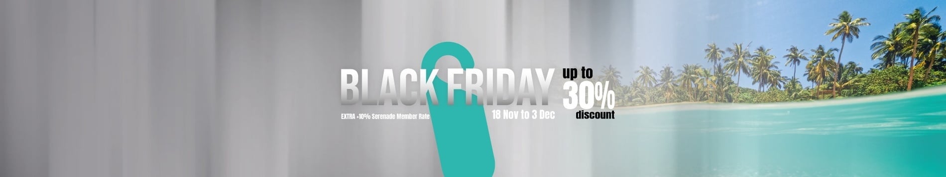 a black friday advertisement with a green brush stroke