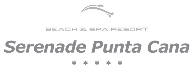 a black and white logo for serenade punta cana beach & spa resort