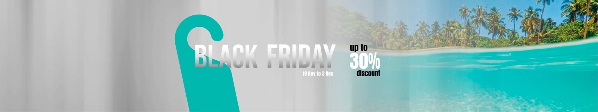 бирюзовый мазок кисти с надписью черная пятница на темном фоне