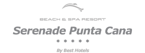 un logotipo para el resort de playa y spa serenade punta cana