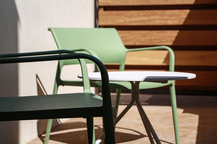 Studio mit Meerblick und Terrasse