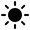 Bright sun icon for outdoor amenities and Casa Dorada.