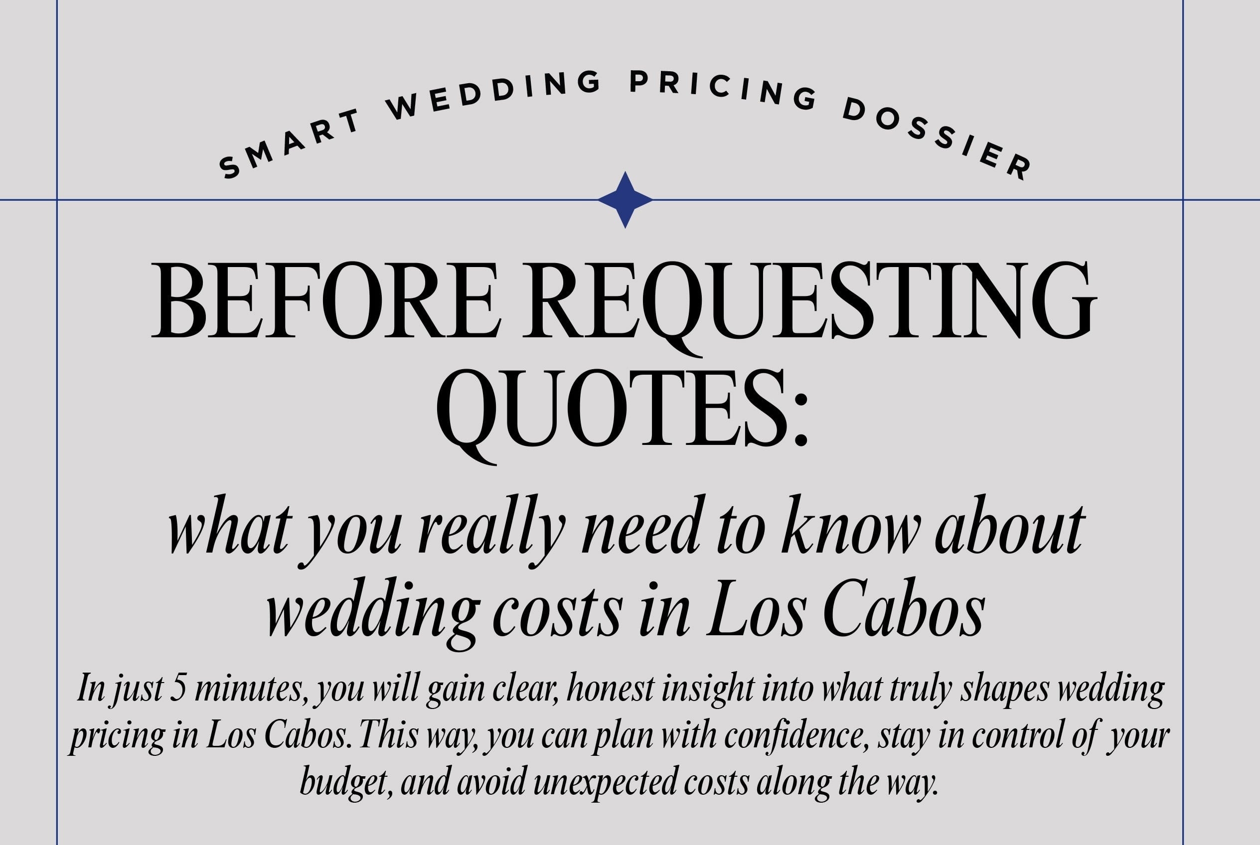 Guide des prix de mariage à Los Cabos pour planifier en toute confiance et maîtriser votre budget.