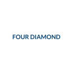 ein Logo für vier Diamanten mit einem aa-Logo darunter