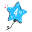 Casa Dorada star rating: a bright blue star with pink accents.