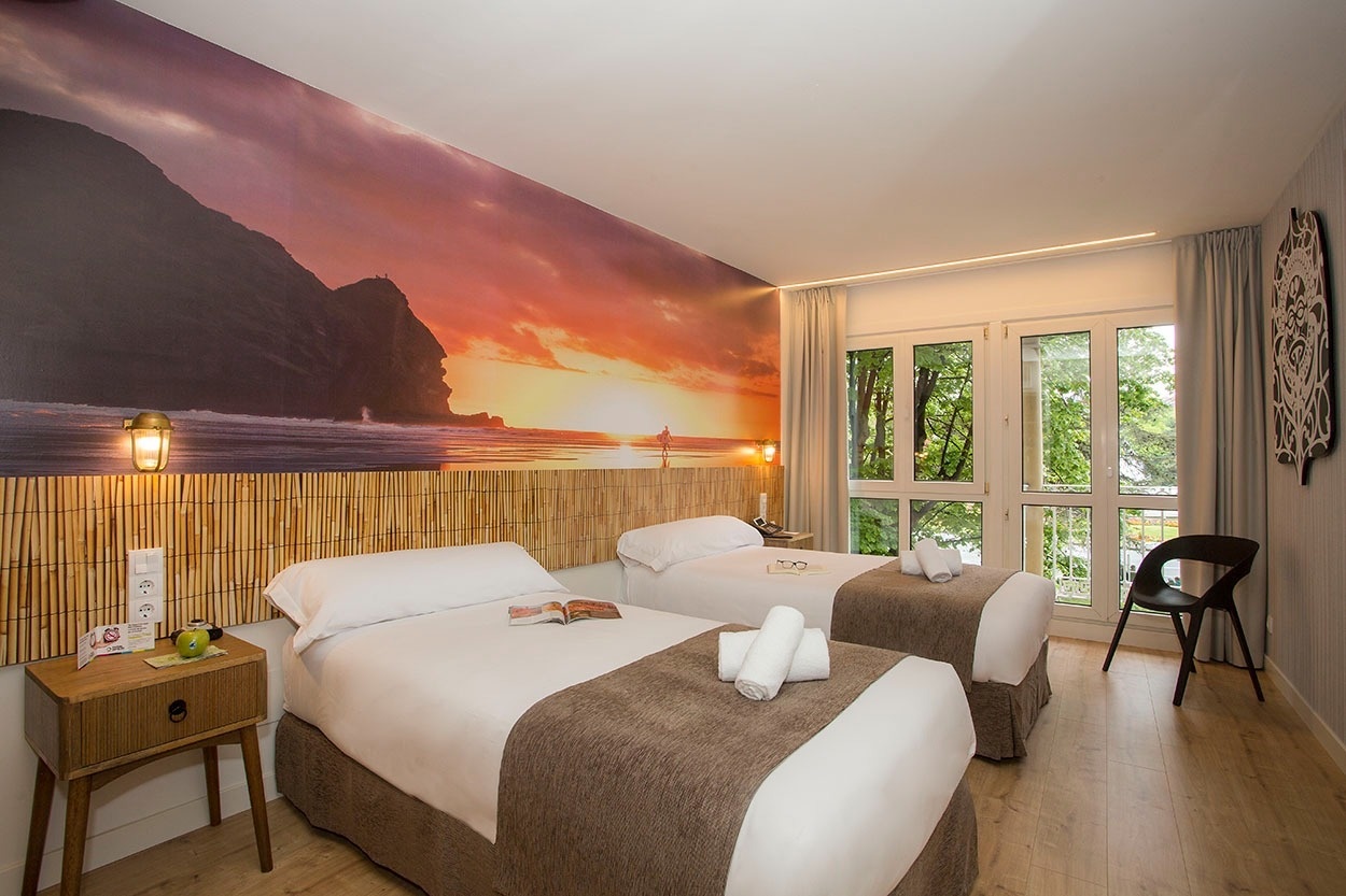 Entspannendes Themenhotelzimmer im Casual de las Olas San Sebastián, San Sebastián