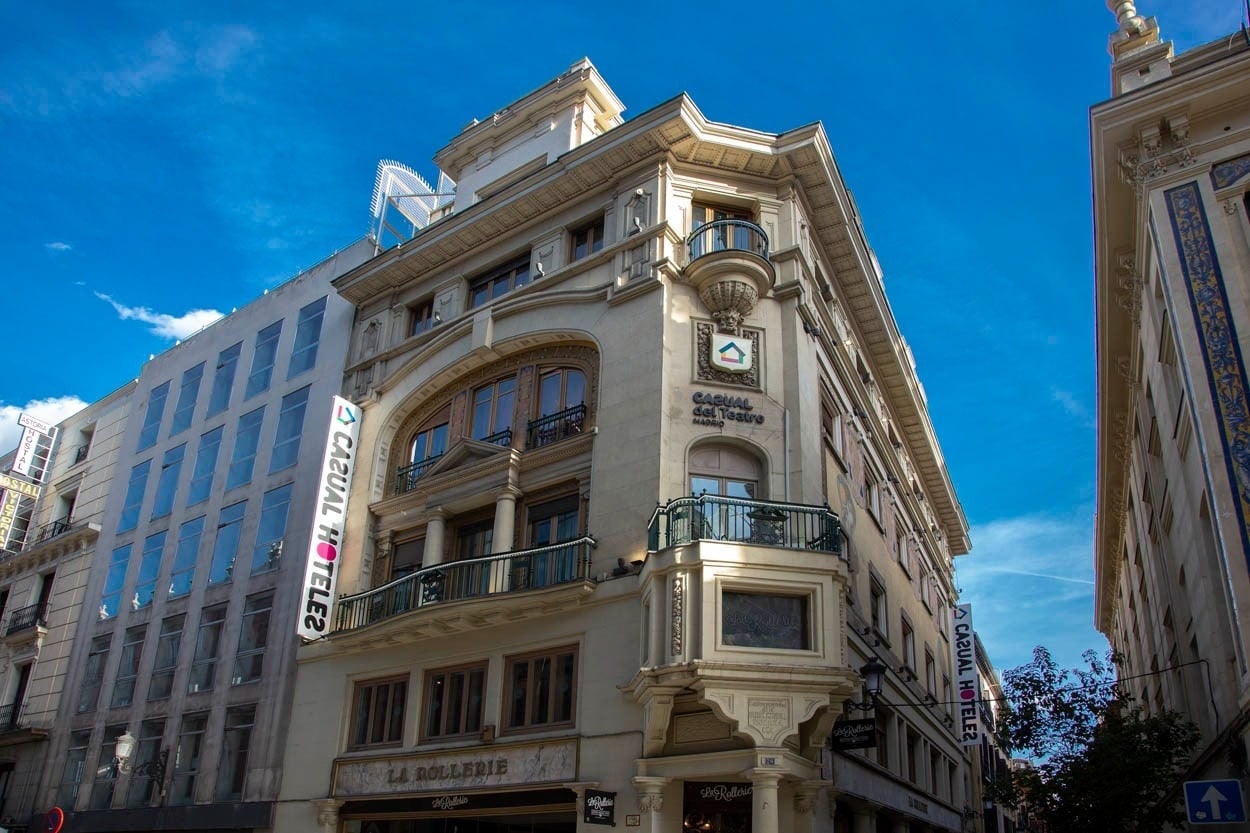Casual del Teatro Madrid: Historisches Boutique-Hotel an der Gran Vía. Exklusiver Charme, Casual Hoteles.