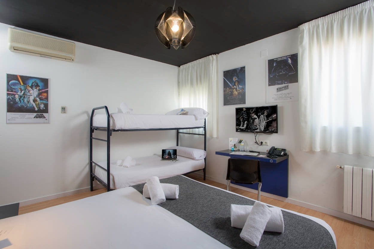 Zimmer im Casual del Cine Valencia - ein einzigartiges Themenhotel in Valencia.