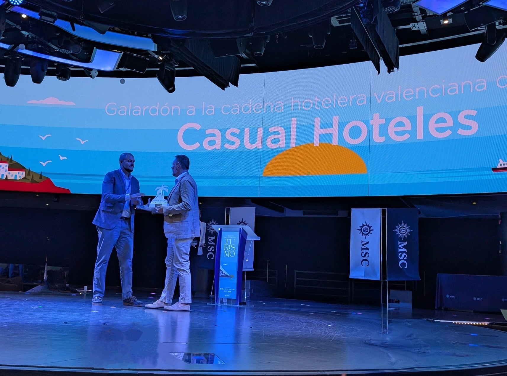 Casual Hoteles, ausgewählt "Beste Hotelkette Valencias" bei den Tourismuspreisen 2025 von Levante-EMV
