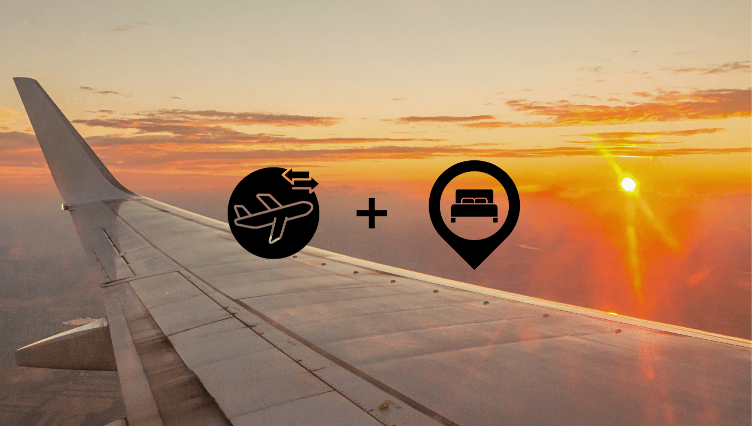 servicio de vuelo más hotel