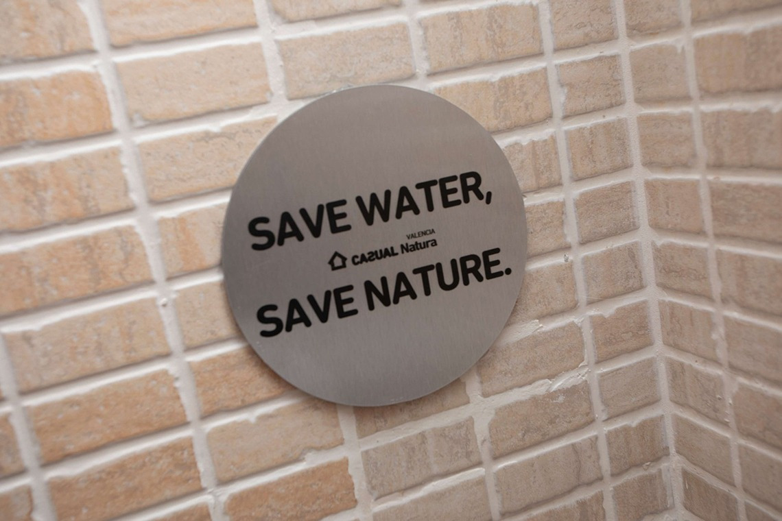 Casual Natura Valencia: Sparen Sie Wasser, retten Sie die Natur im Casual Hoteles.