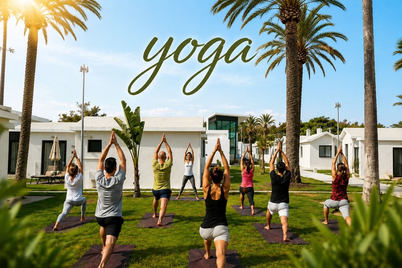 Sonnenuntergangsmeditation im Club Maspalomas