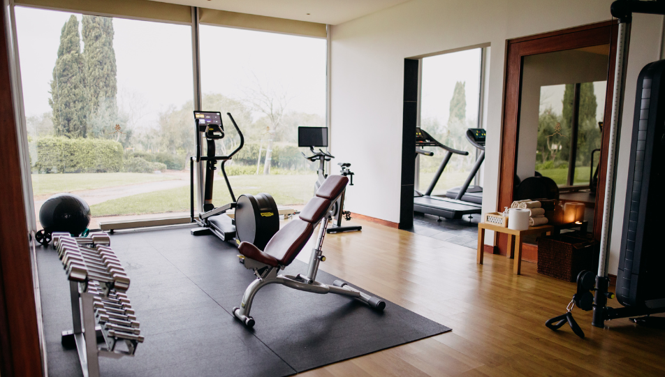 a woman getting her hair washed with a towel