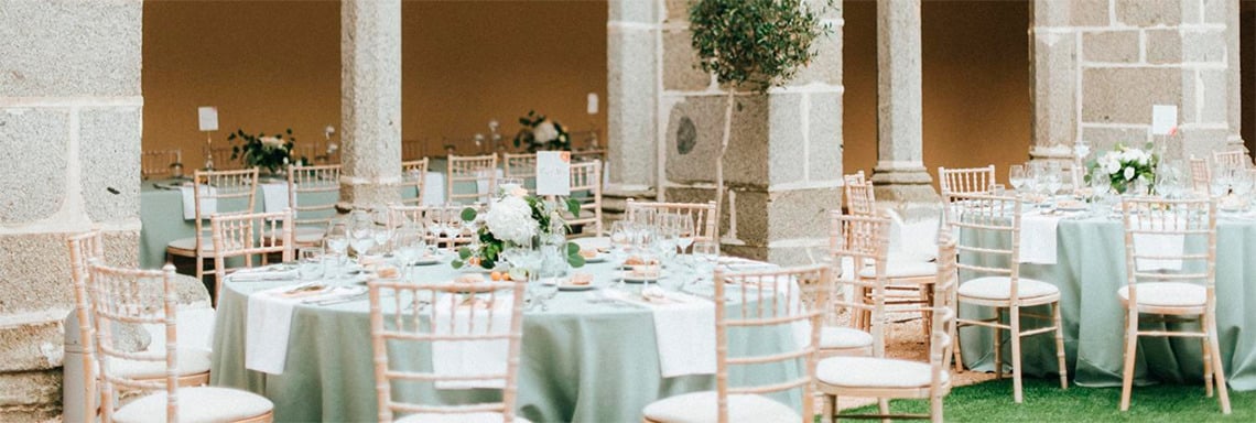 Elegant outdoor event setup at Events | Convento do Espinheiro, Historic Hotel & Spa.