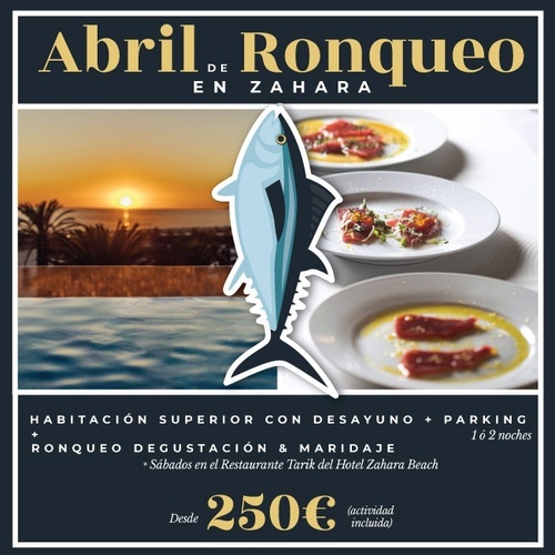 an advertisement for april de ronqueo en zahara