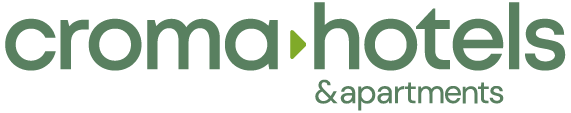 un logotipo para hoteles croma y apartamentos
