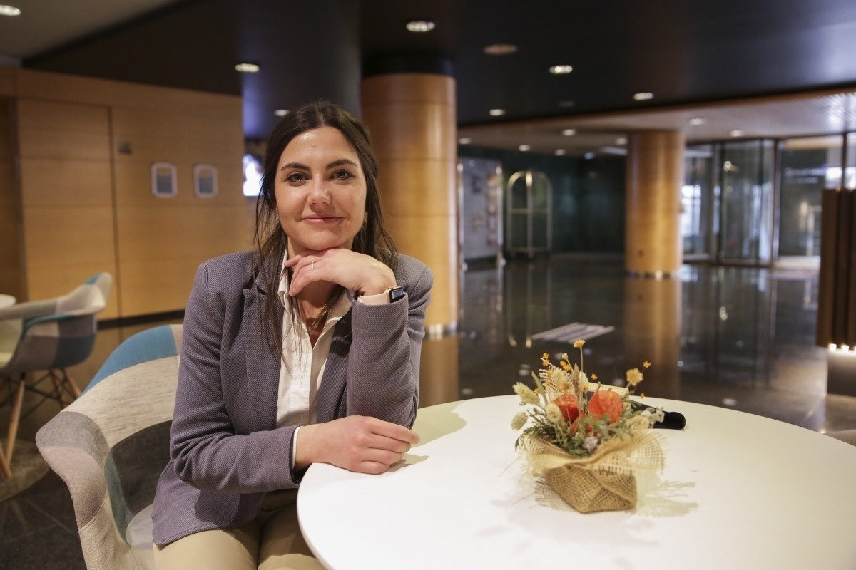 Patrícia Palou, responsável pela recepção do hotel Fènix: "Foi um desafio total para todos"