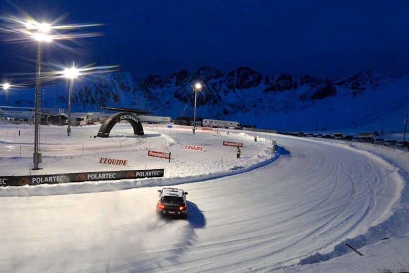 Andorra ice driving circuit