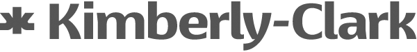 a black and white logo for kimberly clark