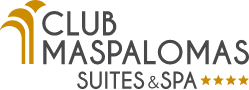 a logo for club maspalomas suites and spa