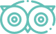 une icône d' un hibou avec des cercles autour de ses yeux .