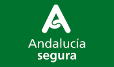 a green and white logo for andalucia segura