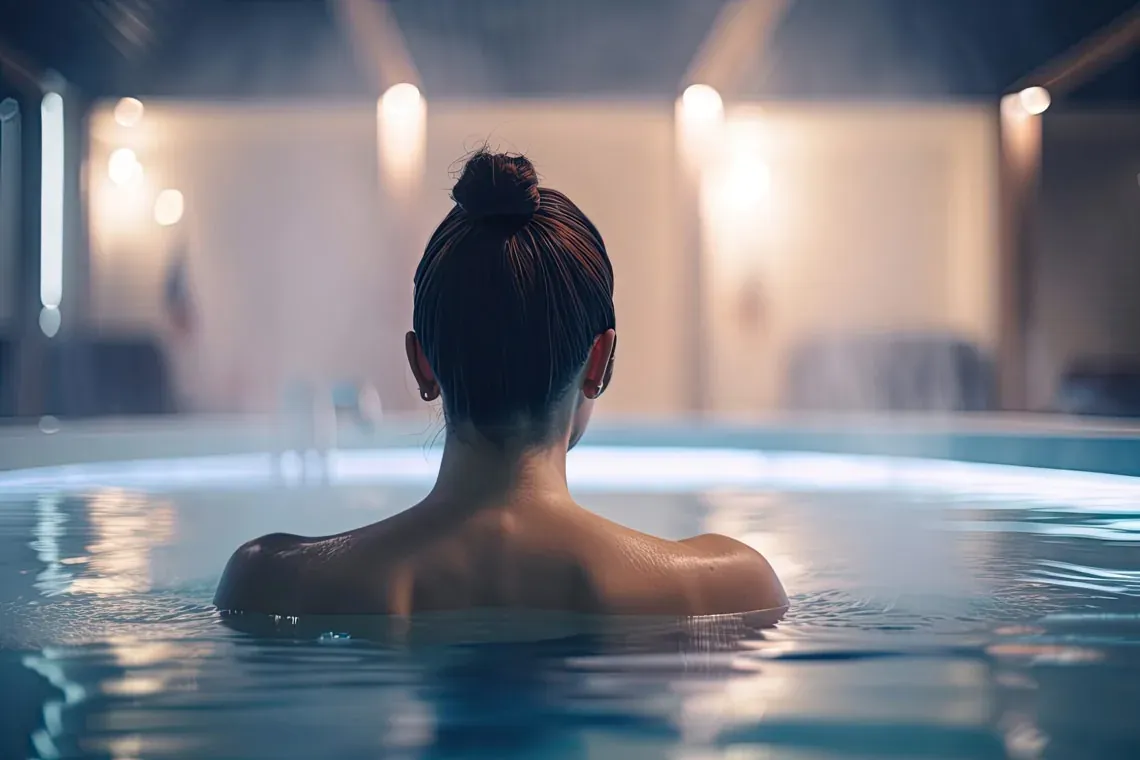 ESTIVAL: Détente affaires piscine intérieure, spa