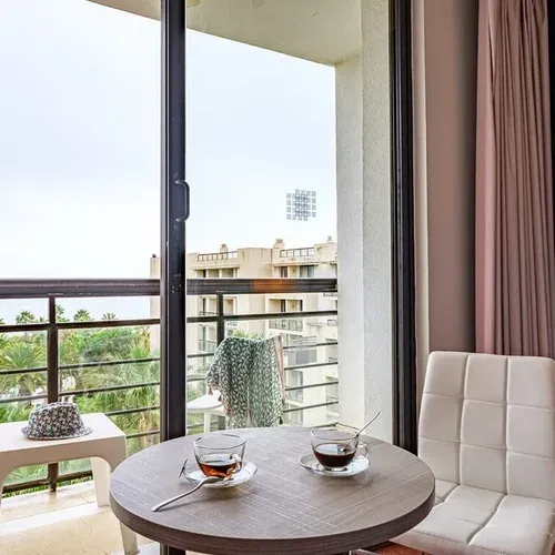 Balcony with sea view and coffee, Estival Islantilla 4* | Huelva, Costa de la Luz | Official Web