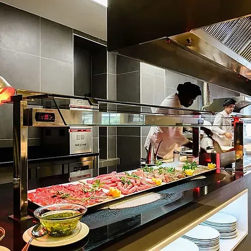 Estival Eldorado Resort: Buffets d'exquisideses i cuina en viu del Estival Group.
