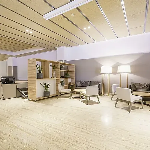 Elegante lounge y zona de descanso en Estival Park Almaris | Estival Group | Tarragona | Web Oficial